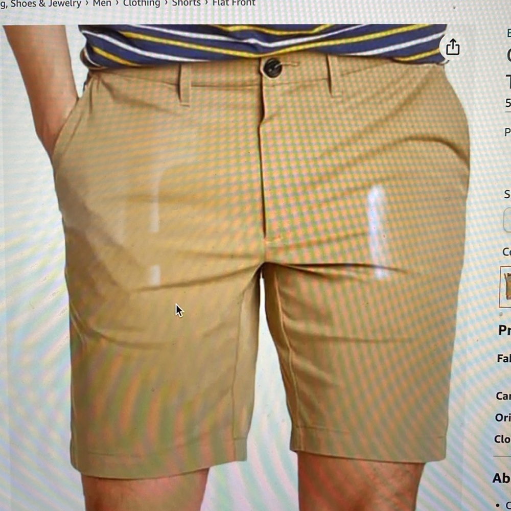 Goodfellow & Co Men's 9" Tech Shorts - size 34. Like new !
